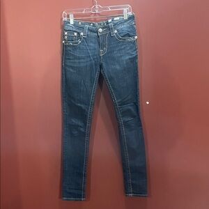 Miss Me Signature Skinny dark wash jeans